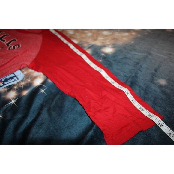 NWT! Majestic Threads Women LG Chicago Bulls NBA Basketball‎ 3/4 Sleeve Wade #3 - Picture 10 of 10